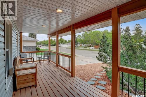 209 Douglas Avenue E, Regina, SK - Outdoor With Deck Patio Veranda With Exterior