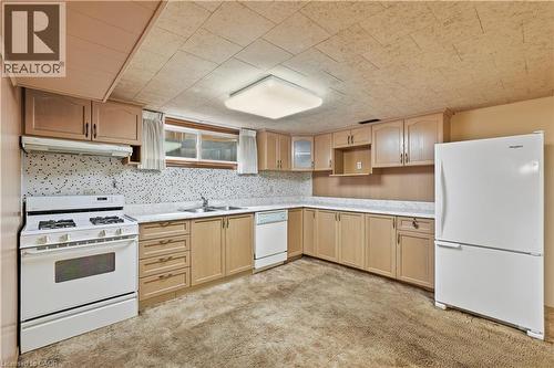 7 Duchess Court, Hamilton, ON - Indoor Photo Showing Kitchen With Double Sink