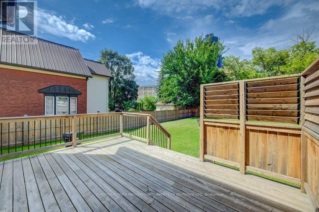185 Strange Street, Kitchener, ON - Outdoor With Deck Patio Veranda With Exterior