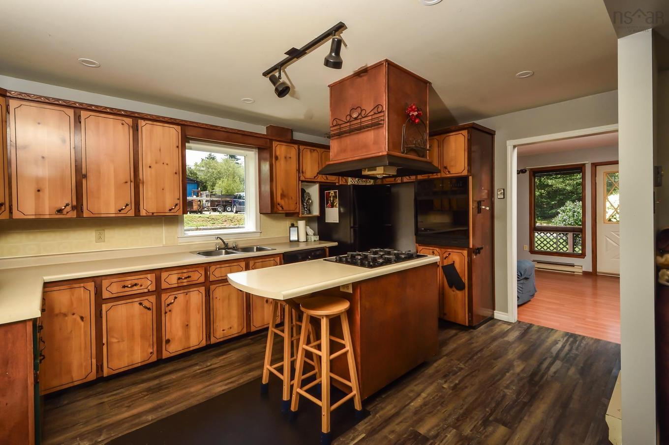 27 Riverview Drive, Bridgewater, NS - Indoor Photo Showing Kitchen With Double Sink