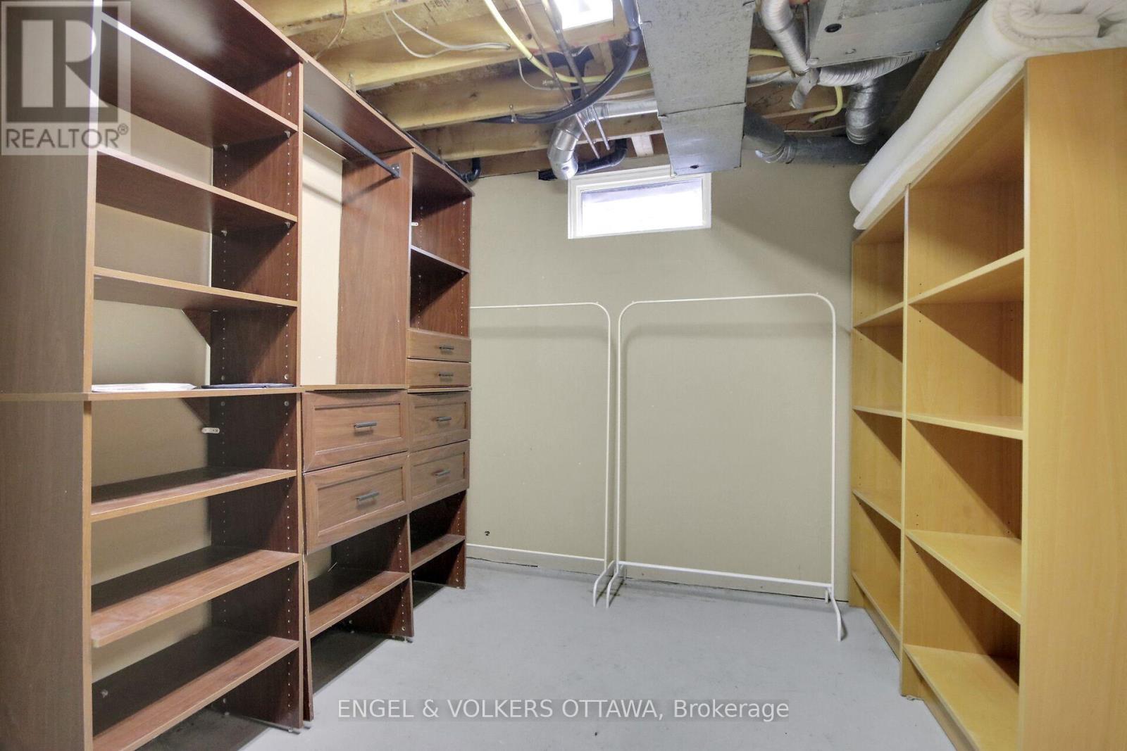 Storage area with shelving. - 24 Tammela Court, Ottawa, ON