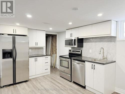 Basement: Kitchen - 205 Bonaventure Drive, Hamilton, ON 