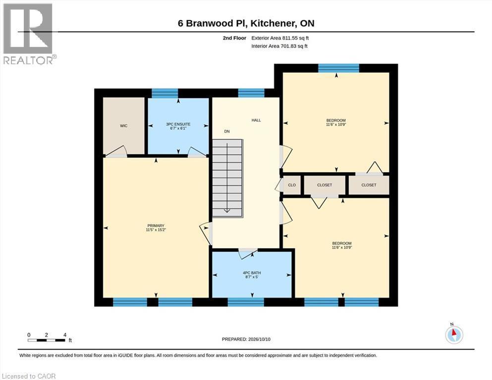 Floor plan - 6 Branwood Place, Kitchener, ON