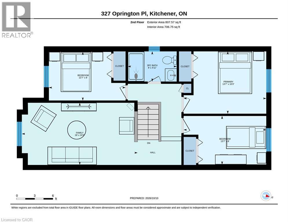 Floor plan - 327 Oprington Place, Kitchener, ON