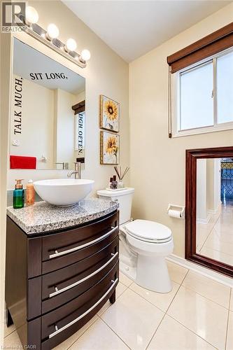 2 piece powder room on the main level - 11 Peregrine Crescent, Cambridge, ON 