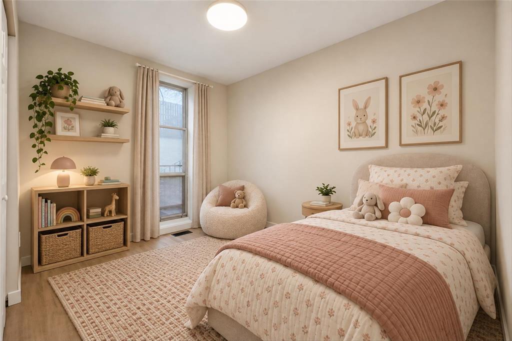 Virtually Staged Bedroom - 235 1 Snow Street, Winnipeg, MB