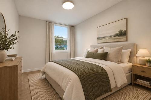 Virtually Staged Bedroom - 235 1 Snow Street, Winnipeg, MB 
