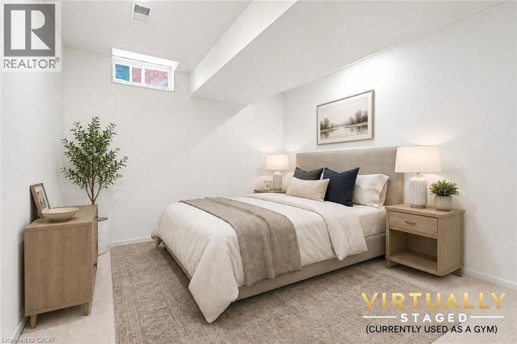 Basement - Virtually Staged Bedroom (Currently used as a Gym) - 53 Valiant Circle, Binbrook, ON