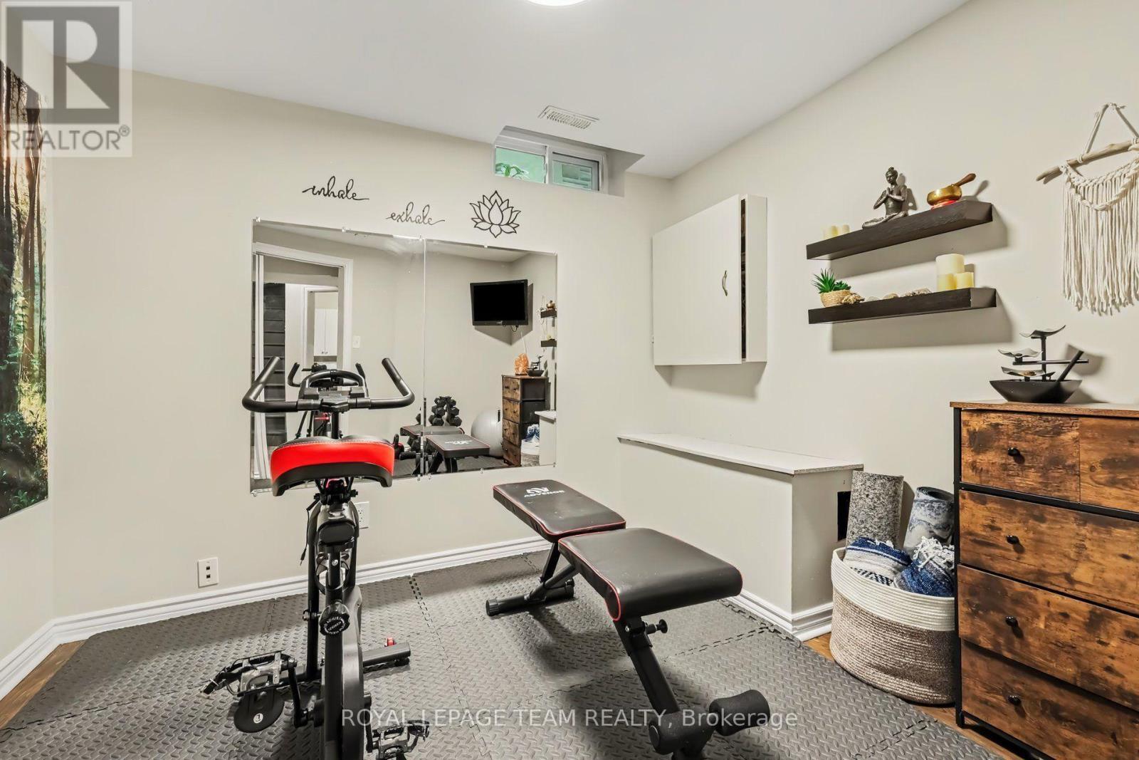 Bonus room in basement: Office/Exercise room - 4 Degas Court, Ottawa, ON