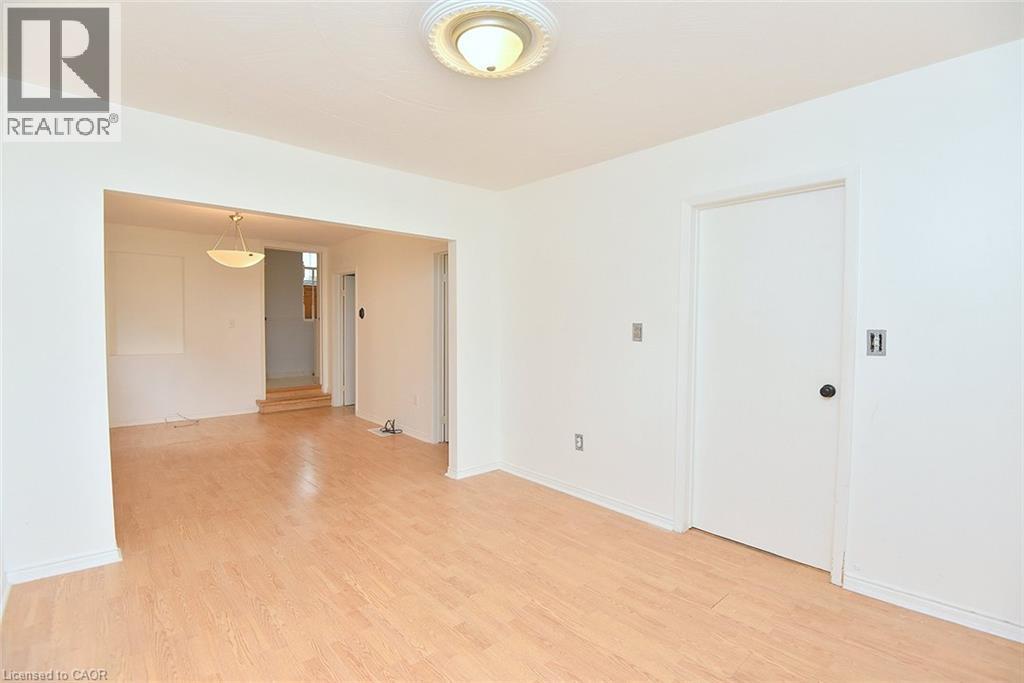 Open Concept Living/Dining Room - 201 Strathearne Avenue, Hamilton, ON