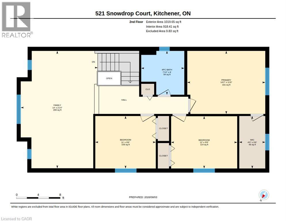 Floor plan - 521 Snowdrop Court, Kitchener, ON