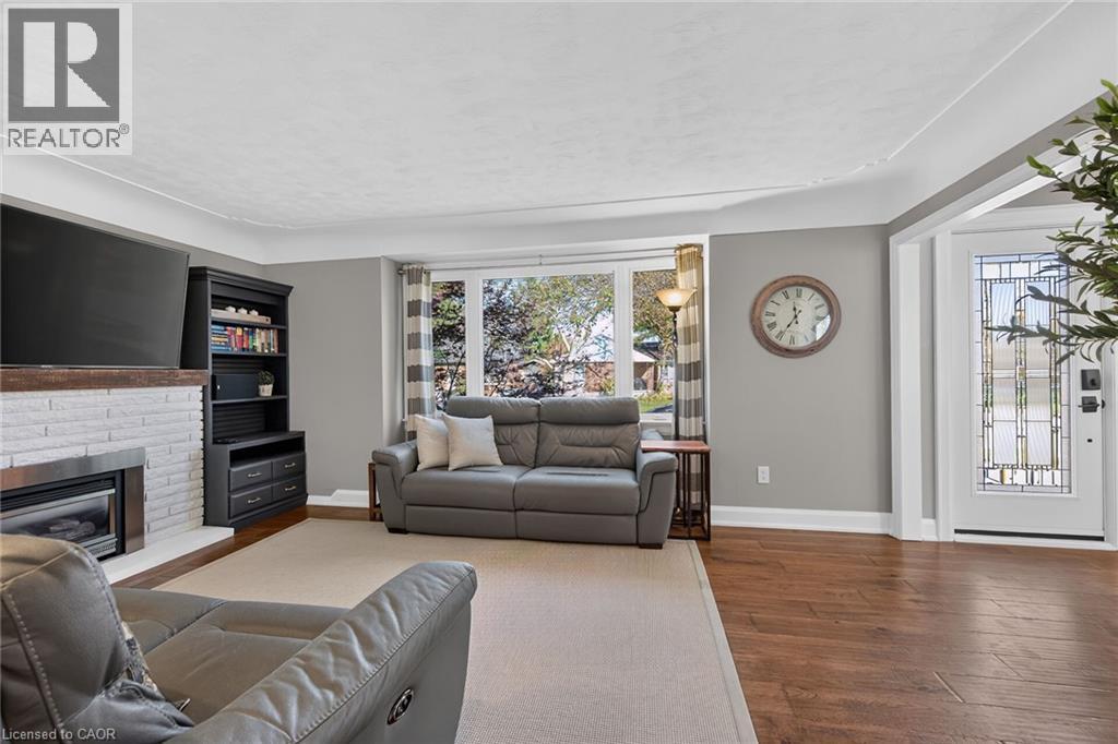 Hickory Engineered Hand Scraped Hardwood throughout the main level. - 10 Mulock Avenue, Hamilton, ON