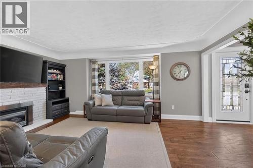 Hickory Engineered Hand Scraped Hardwood throughout the main level. - 10 Mulock Avenue, Hamilton, ON 