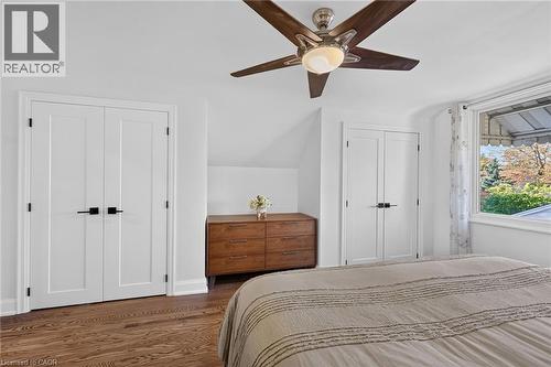 Dual double door closets with organizers. - 10 Mulock Avenue, Hamilton, ON 