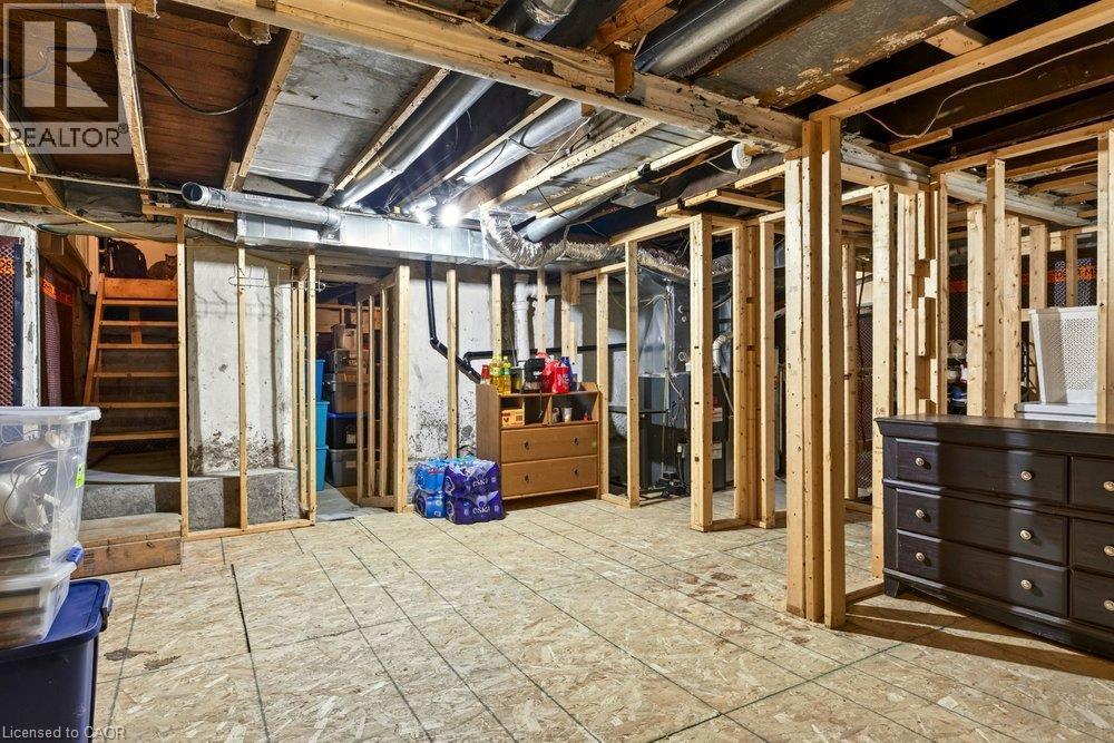 Unfinished basement - 66 Beechwood Avenue, Hamilton, ON