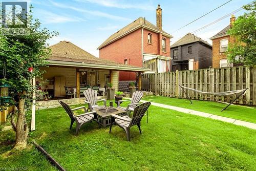 Outdoor seating around firepit - 66 Beechwood Avenue, Hamilton, ON 