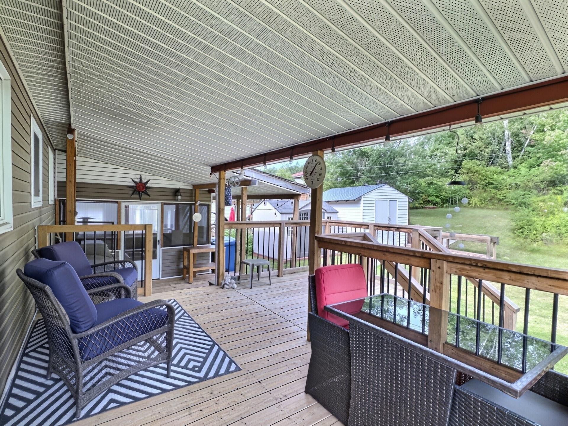 Patio - 710 Ch. Kipawa, Témiscaming, QC - Outdoor With Deck Patio Veranda With Exterior