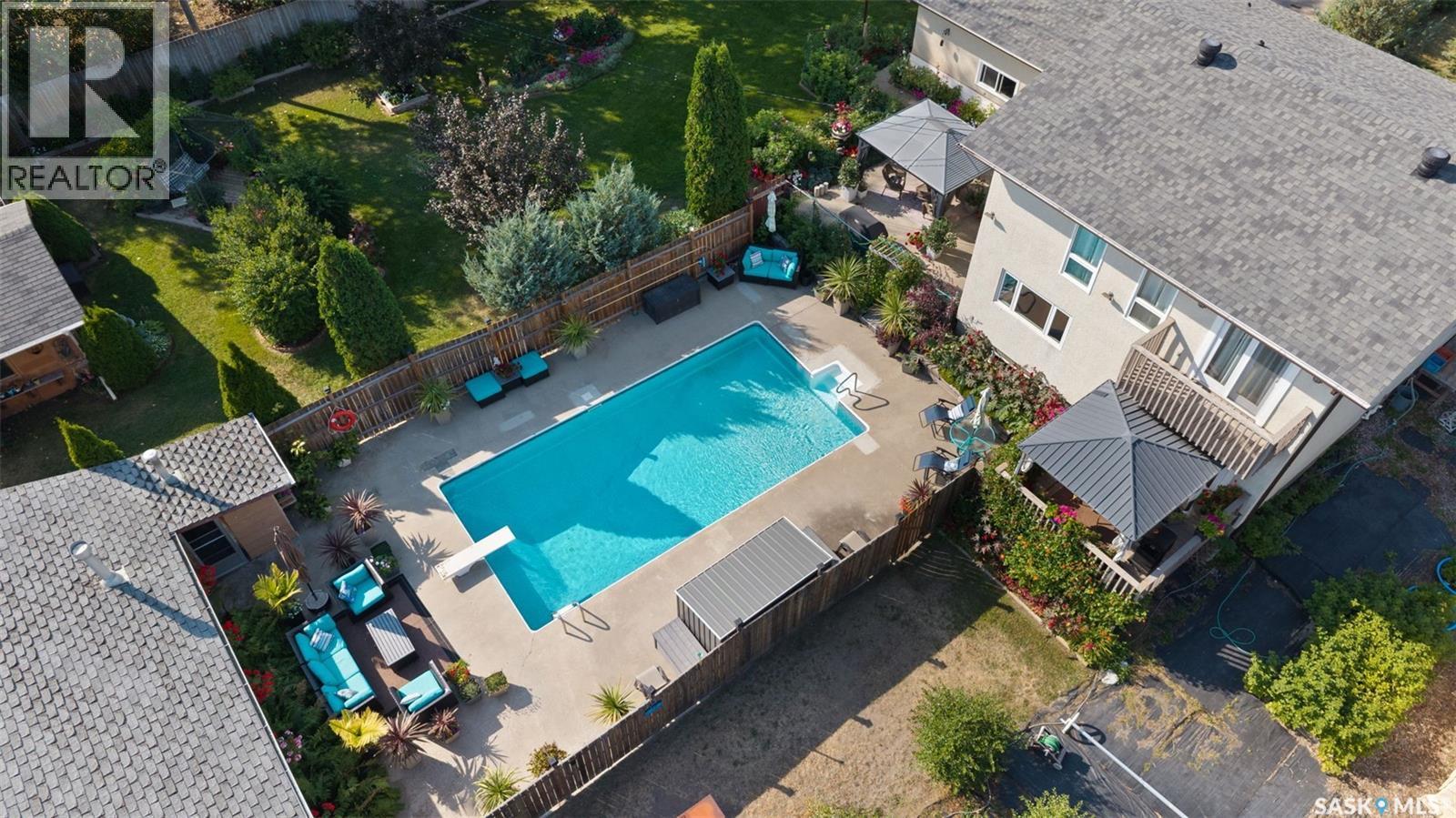 23 Ridgedale Bay, White City, SK - Outdoor With In Ground Pool