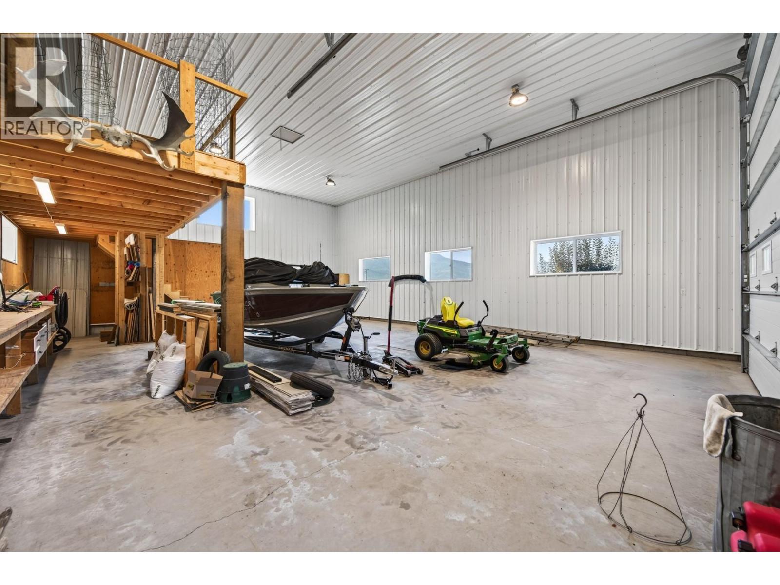 2156 Back Valley Road, Cache Creek, BC - Indoor Photo Showing Garage