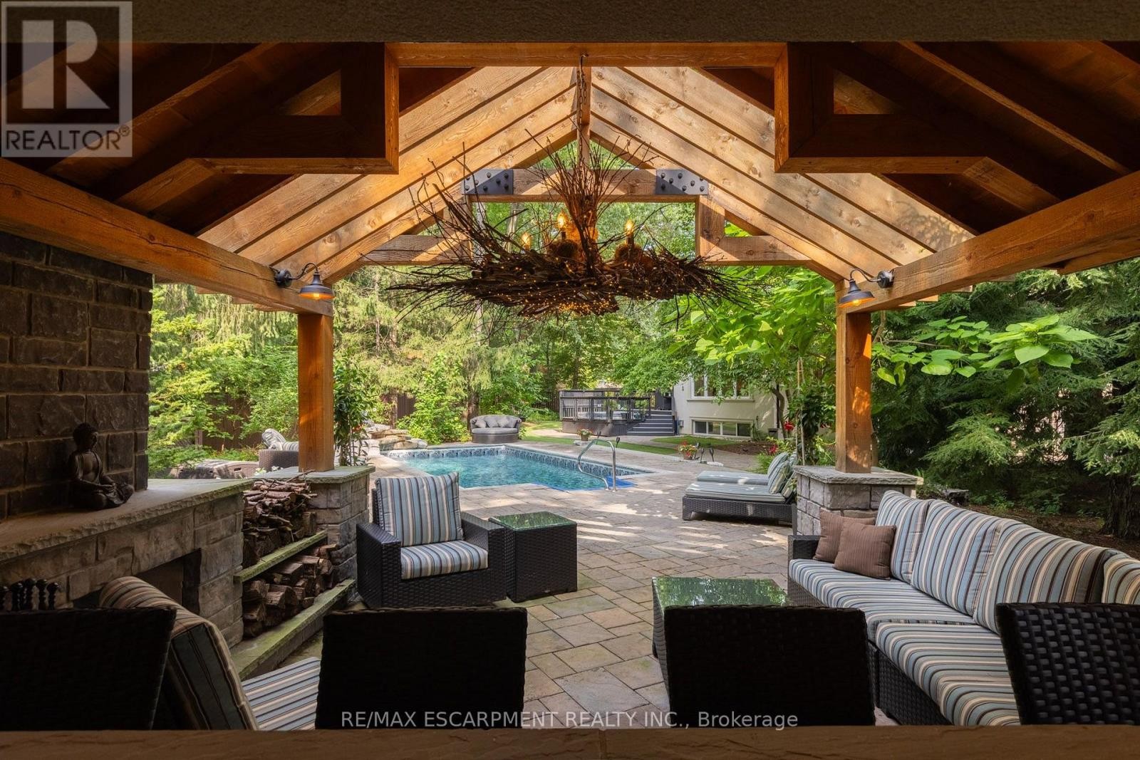 1063 Greenoaks Drive, Mississauga, ON - Outdoor With In Ground Pool With Deck Patio Veranda With Exterior