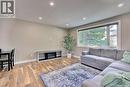 6918 1St Avenue N, Regina, SK  - Indoor Photo Showing Living Room With Fireplace 