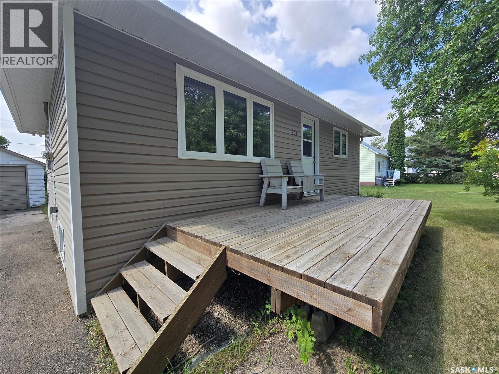 906 Pacific Street, Grenfell, SK - Outdoor With Deck Patio Veranda With Exterior