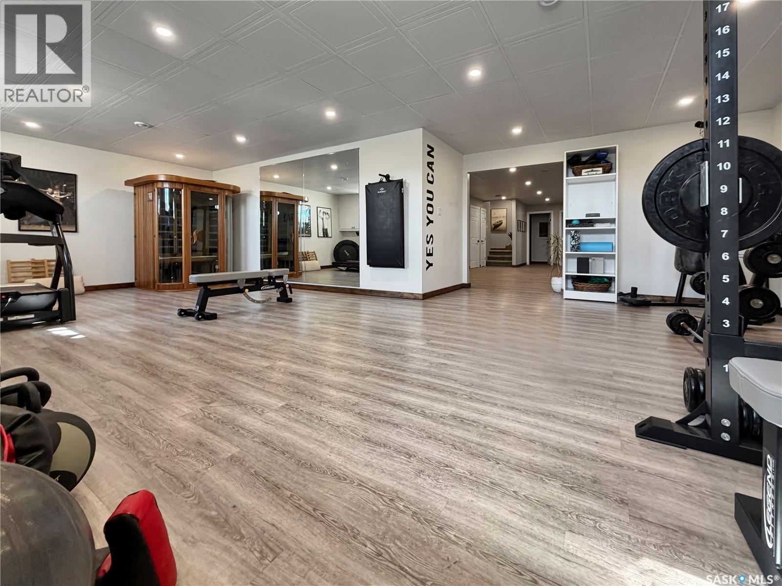 Bell Acreage, Brock Rm No. 64, SK - Indoor Photo Showing Gym Room