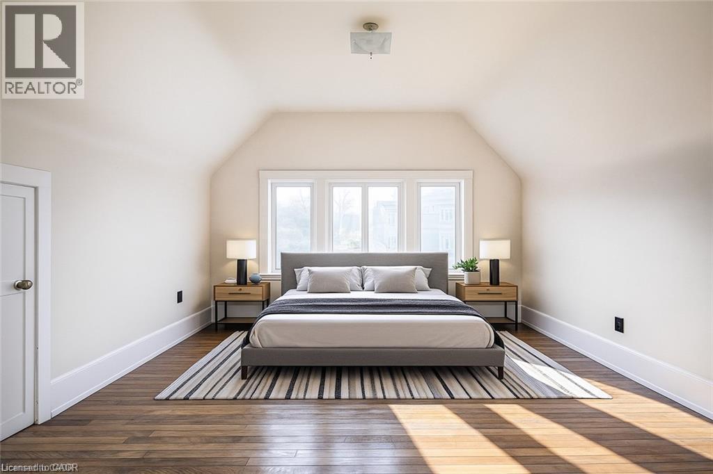 *Virtually Staged - 698 King Street W, Kitchener, ON - Indoor Photo Showing Bedroom
