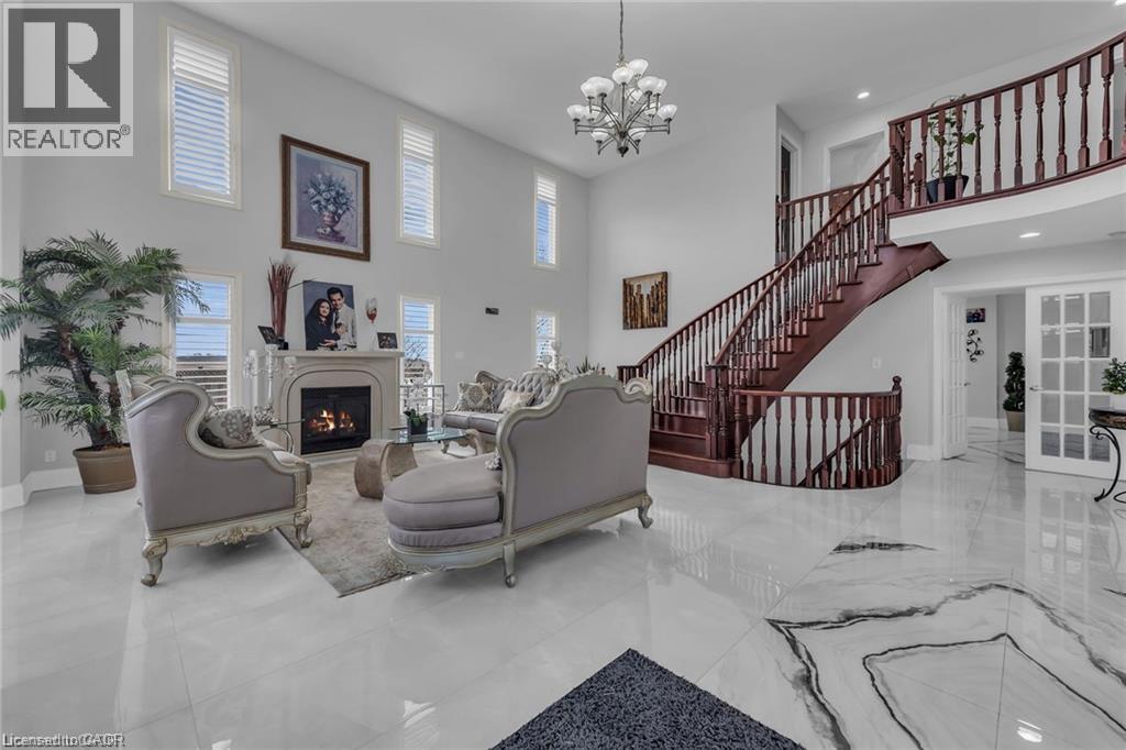283 Second Road E, Stoney Creek, ON - Indoor Photo Showing Other Room With Fireplace