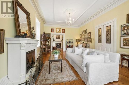 212 Queen Street E, Cambridge, ON - Indoor Photo Showing Living Room With Fireplace