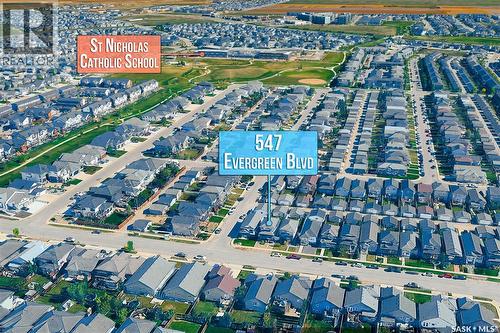 547 Evergreen Boulevard, Saskatoon, SK - Outdoor With View