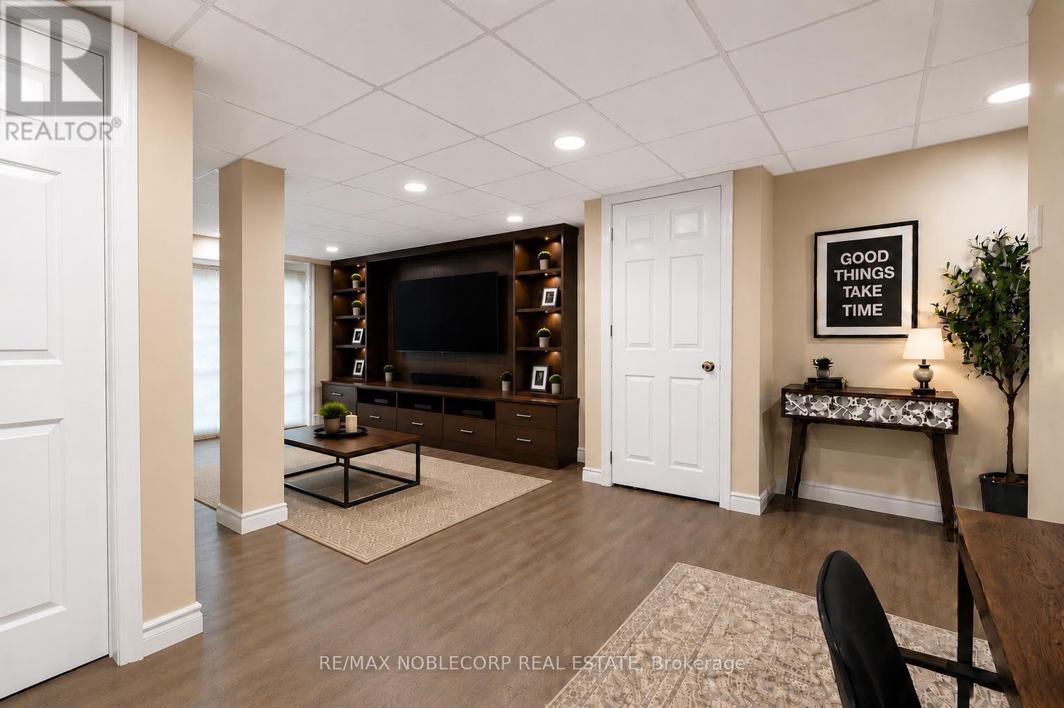 Virtually Staged & Designed - Basement Concept - 28 Opera Place, Vaughan, ON