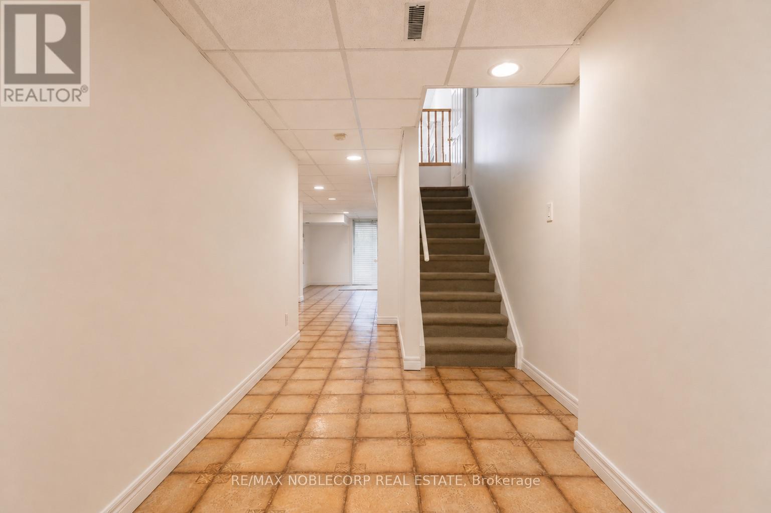 Basement Stairs & Hallway - 28 Opera Place, Vaughan, ON
