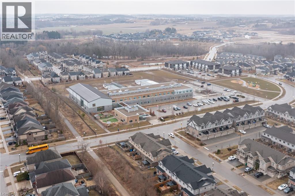 Aerial overview of property's location - 239 Cranbrook Street, Kitchener, ON - With View