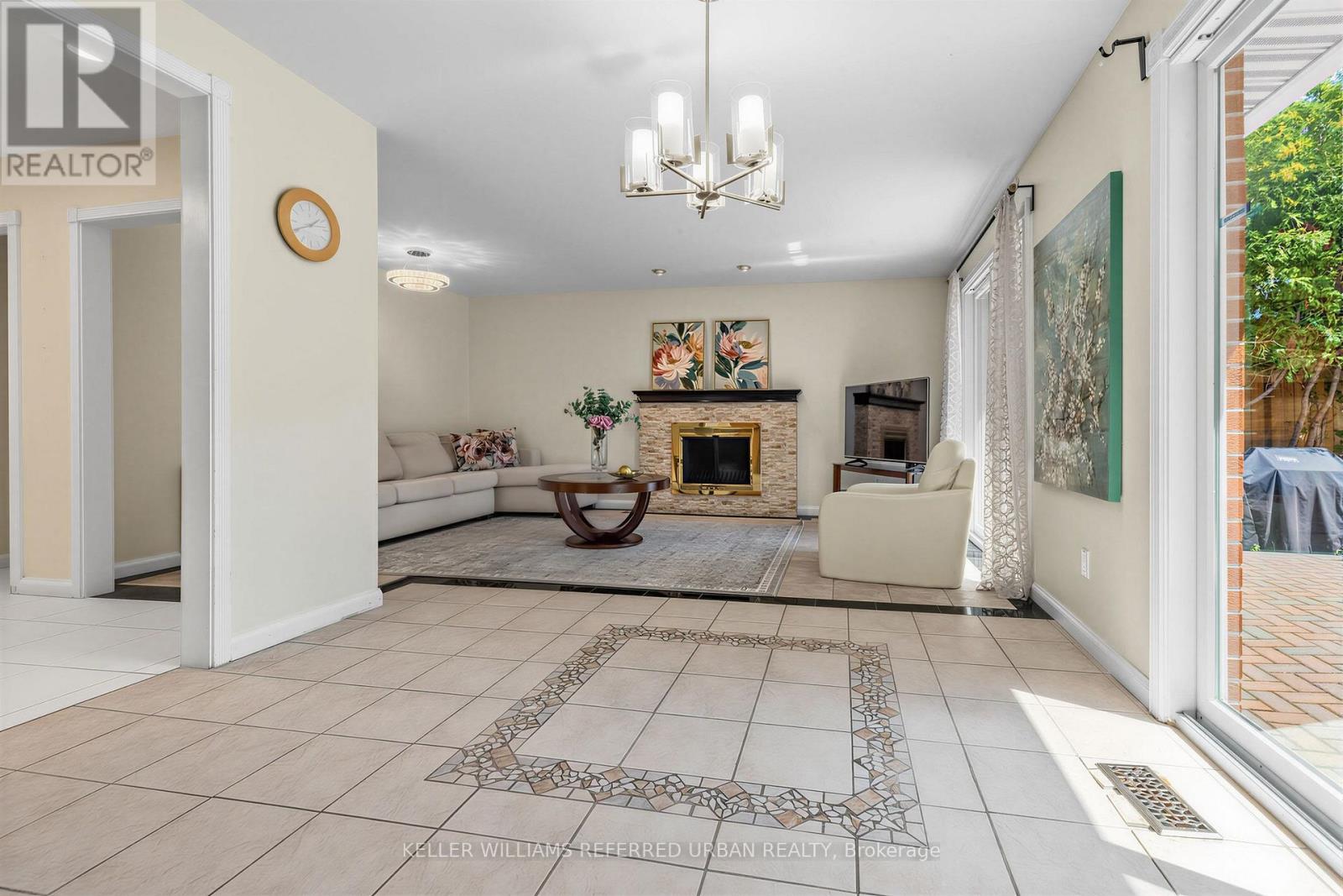 7 Chipstead Road, Toronto, ON - Indoor Photo Showing Other Room With Fireplace