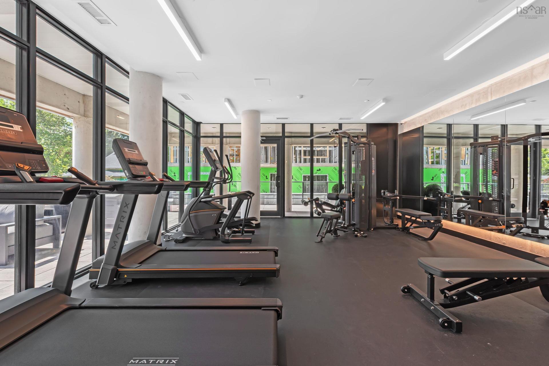 208 5511 Bilby St Street, Halifax, NS - Indoor Photo Showing Gym Room