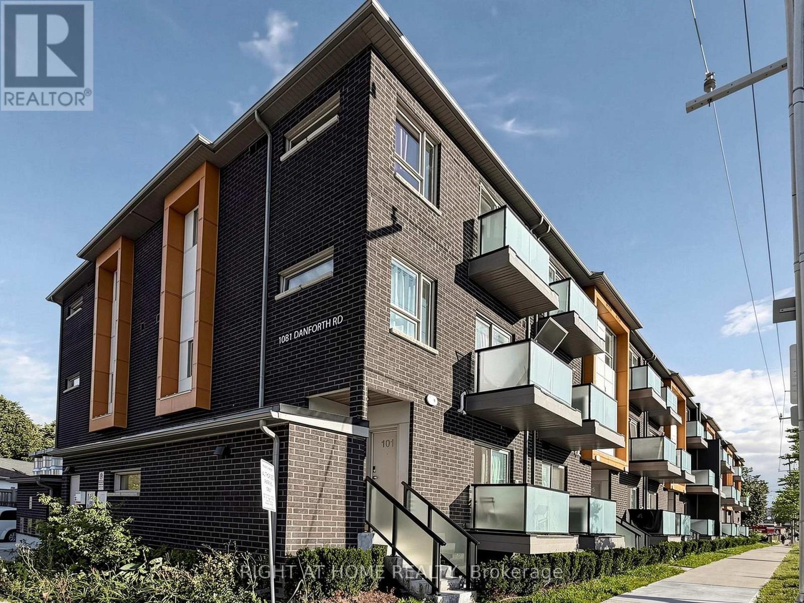 129 - 1081 Danforth Road, Toronto, ON - Outdoor With Balcony