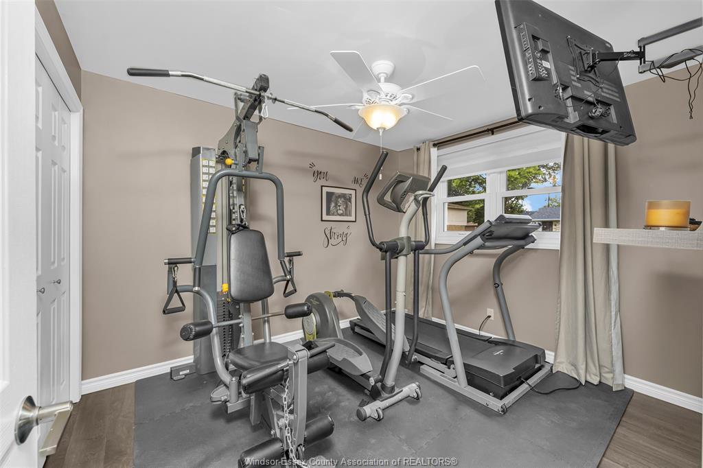 351 Superior Street, Lasalle, ON - Indoor Photo Showing Gym Room