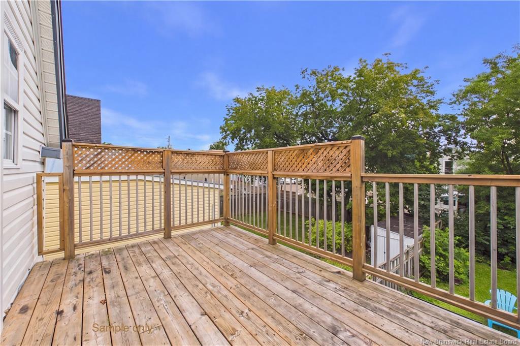 A & B-127 Cornhill St, Moncton, NB - Outdoor With Deck Patio Veranda With Exterior