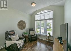 Second main floor bedroom used as a den - 