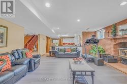 Expansive Family Room With Fireplace - 
