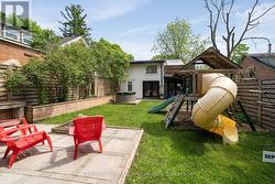 Great size backyard with play structure - 