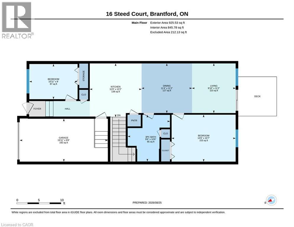 Floor plan - 16 Steed Court, Brantford, ON
