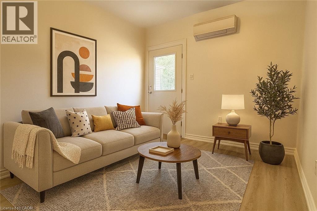 Virtually Staged Unit #2 - Residential 1 bedroom - 76 Wentworth Street S, Hamilton, ON
