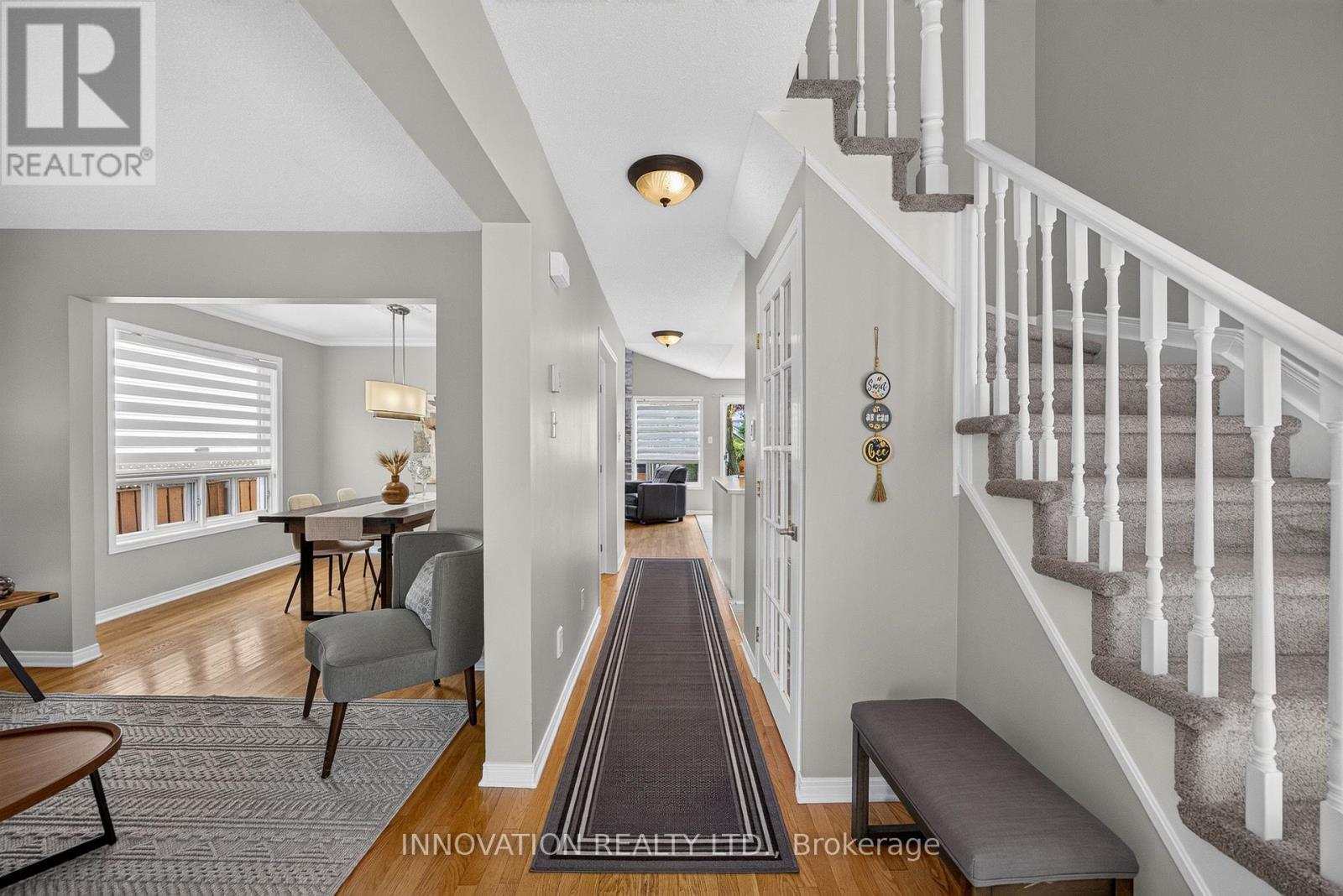 Main level hall eith view to rear - 2545 Page Road, Ottawa, ON