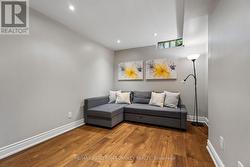 Cozy Family Room w Smooth Ceilings & Pot Lights - 