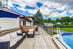 Pool, backyard lounge - 
