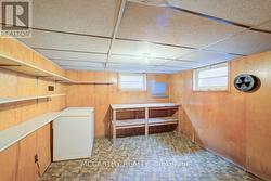 partially finished basement room - 