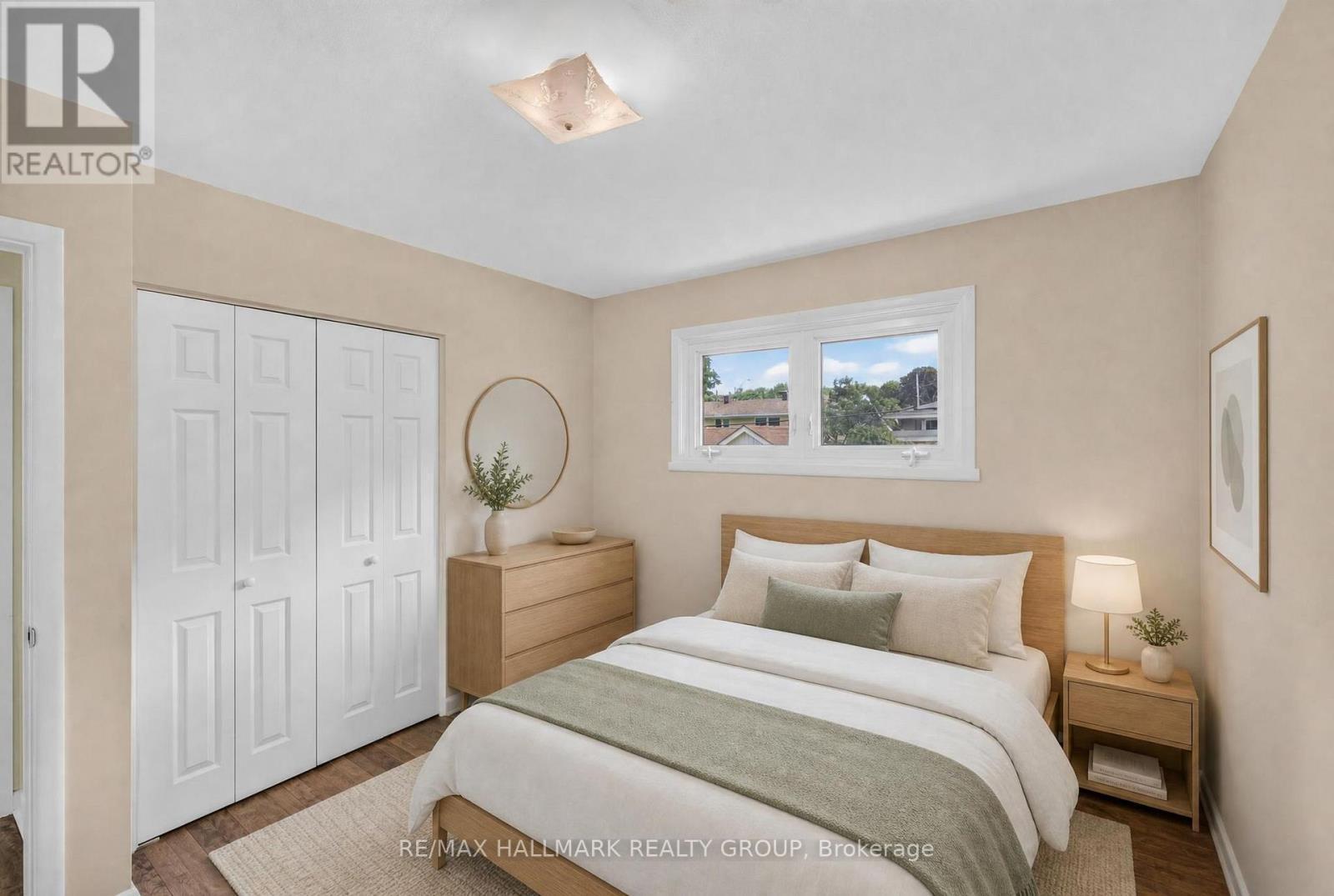 Virtually Staged Primary Bedroom - 1143 Gateway Road, Ottawa, ON