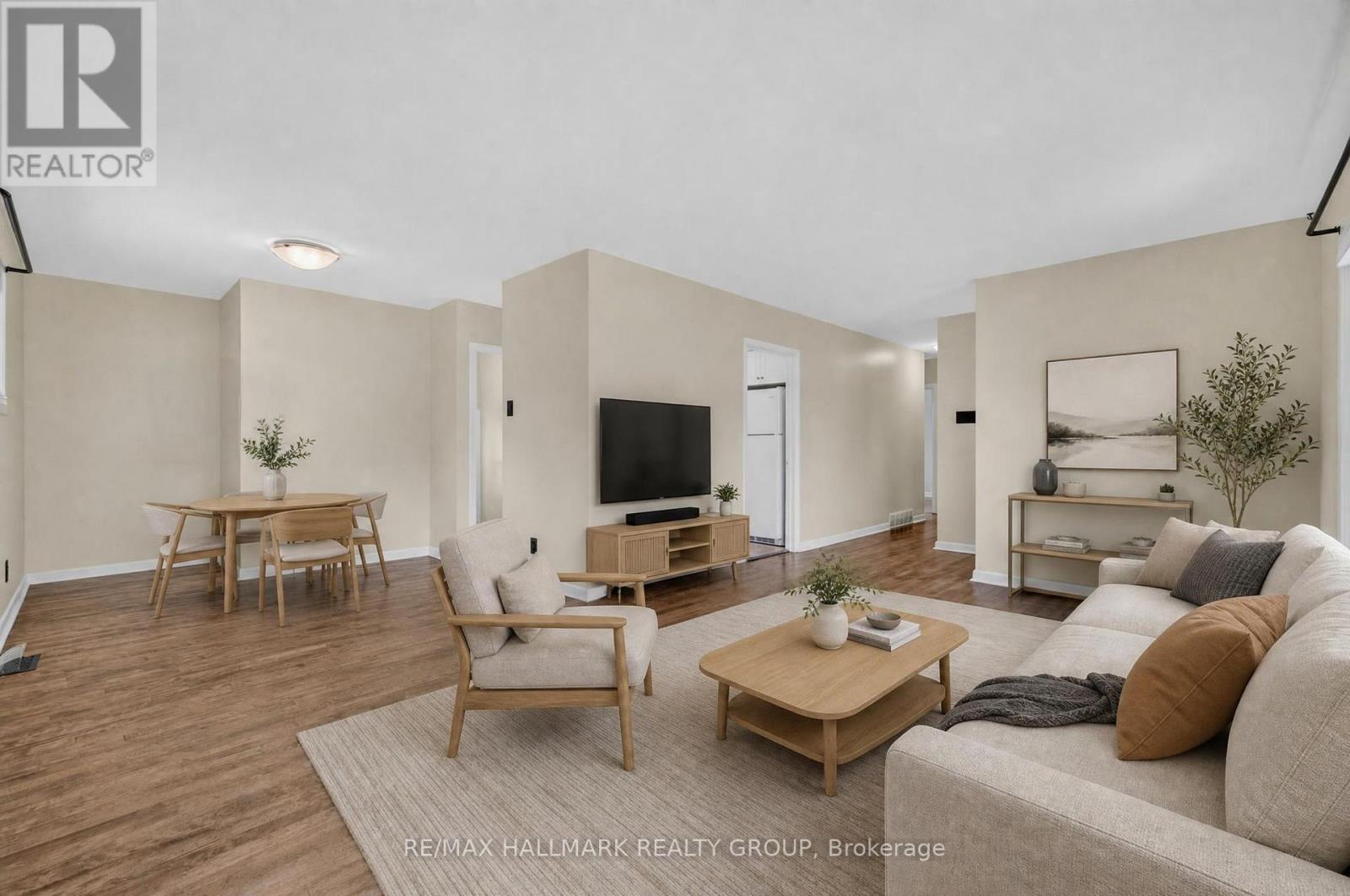 Virtually Staged Living and Dining areas - 1143 Gateway Road, Ottawa, ON